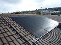 Heliocol Solar Pool Heating System - 5 Panels on Sloped Roof Heliocol Solar Pool Heating System - 5 Panels on Sloped Roof